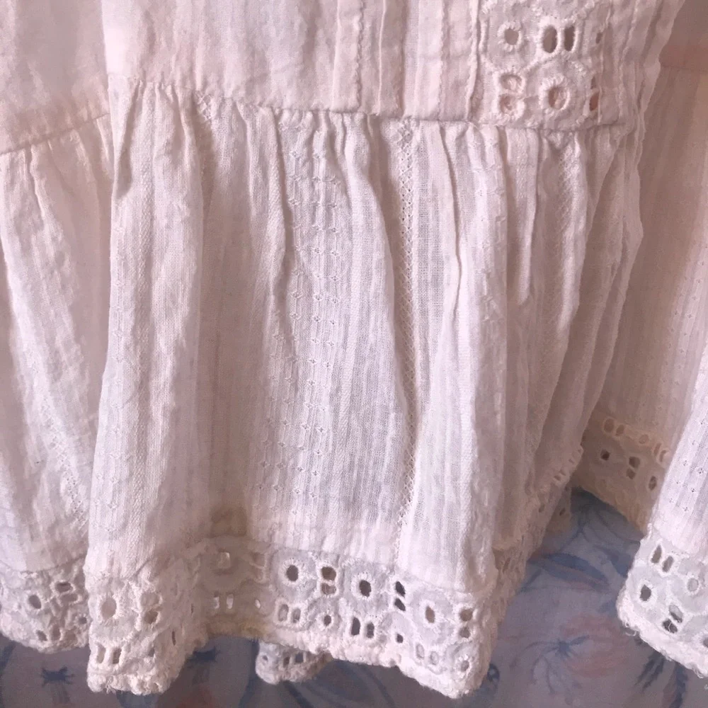 Forever21 White Lace Peplum Tank - Picture 3 of 8